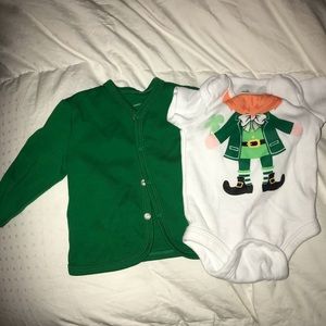 St. Patrick’s Day baby clothes
